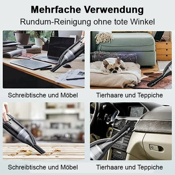 🔍✨ Blitz-Reiniger Pro | 2-in-1 Sauger & Gebläse – 120W, 9000pa, waschbarer Filter