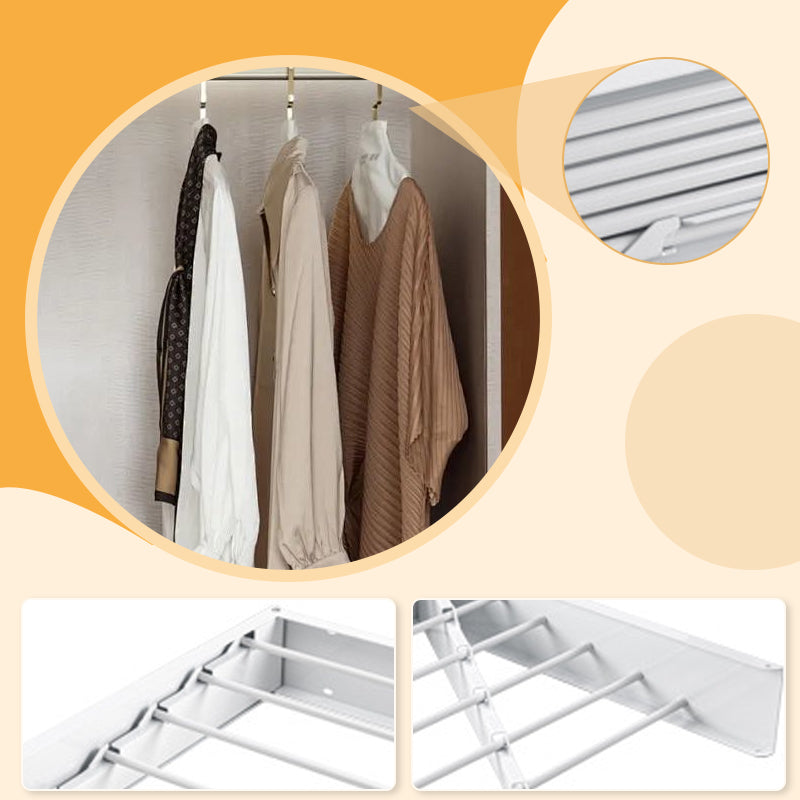 🏡💨 Intelligenter Wäscheständer ~ Top-Auswahl🌧️👚Unsichtbar nach Gebrauch einfach einklappen