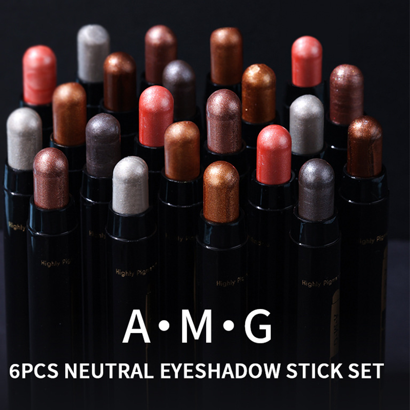 ✨🌟 6 schimmernde Lidschattenstifte – intensiv & langanhaltend für strahlende Looks 💫 Einfach anzuwenden, vegan und langlebig 💄 Dein Alltags-Begleiter mit professionellem Finish.