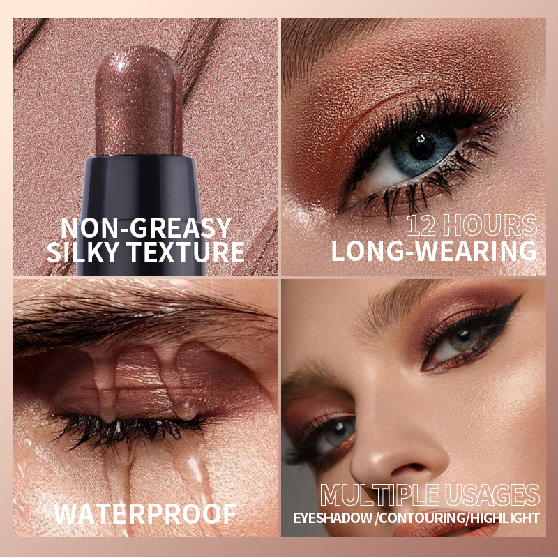 ✨🌟 6 schimmernde Lidschattenstifte – intensiv & langanhaltend für strahlende Looks 💫 Einfach anzuwenden, vegan und langlebig 💄 Dein Alltags-Begleiter mit professionellem Finish.