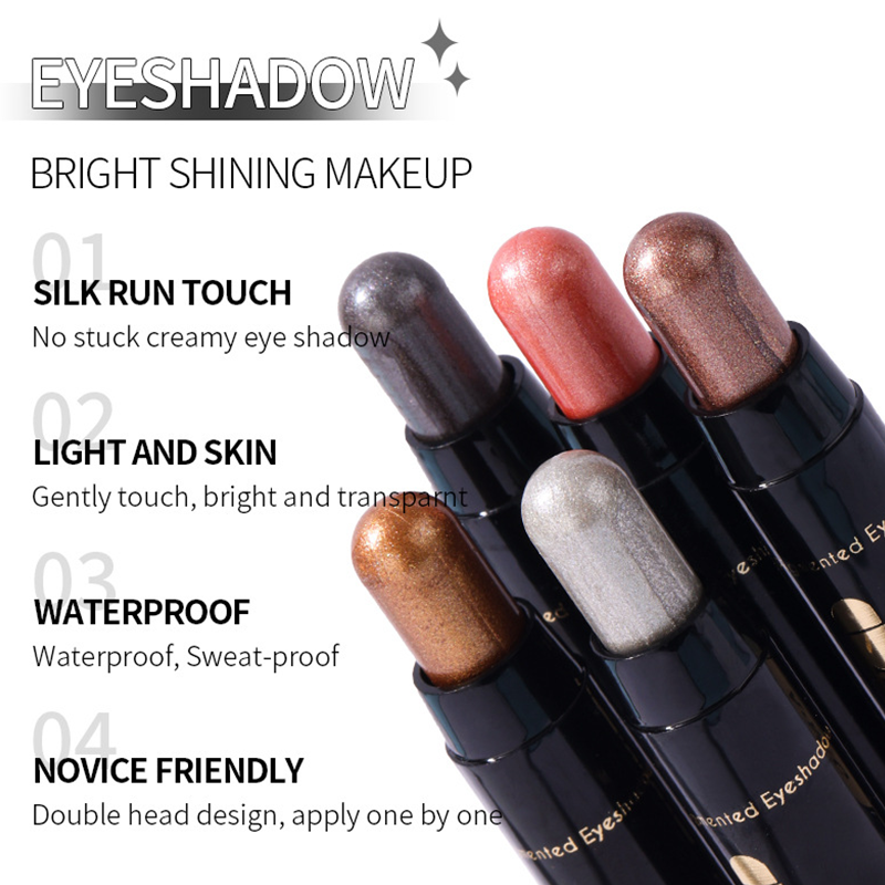 ✨🌟 6 schimmernde Lidschattenstifte – intensiv & langanhaltend für strahlende Looks 💫 Einfach anzuwenden, vegan und langlebig 💄 Dein Alltags-Begleiter mit professionellem Finish.