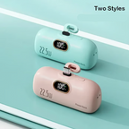 🔋✨【5000mAh Mini-Powerbank】Perfekter Strom-Begleiter für unterwegs mit Schnellladung! Leicht ⚡ langlebig ✅ passt in jede Tasche.