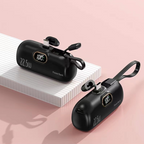 🔋✨【5000mAh Mini-Powerbank】Perfekter Strom-Begleiter für unterwegs mit Schnellladung! Leicht ⚡ langlebig ✅ passt in jede Tasche.