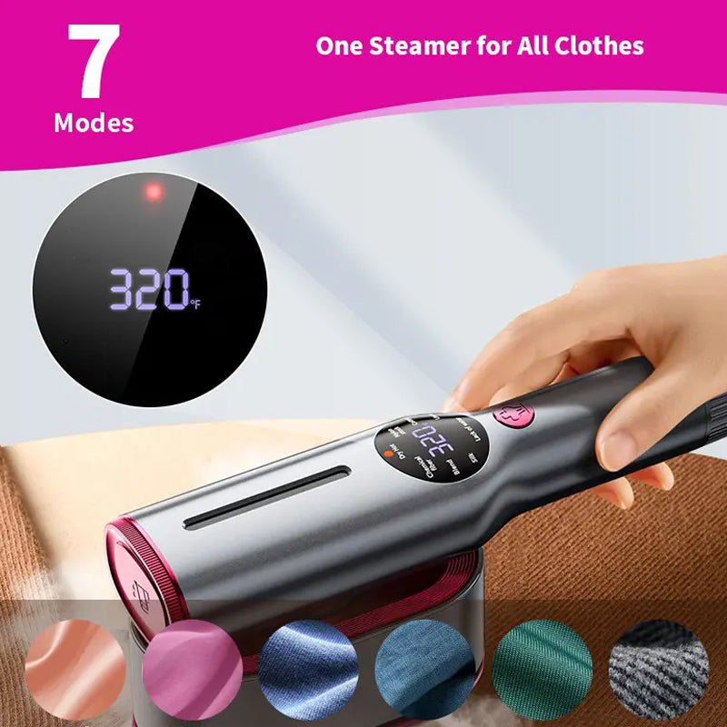 💨🔥 Handdampfbügeleisen: 5 Sekunden Aufheizzeit ⚡💦in Minuten faltenfrei & immer griffbereit.