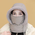 🧣🧥 Wärmende Plüschgefütterte Thermomütze mit Windmasker – Ultra-Soft & Atmungsaktiv für Outdoor-Abenteuer ❄️🔥 Perfekter Kälteschutz für Herren & Damen, Nachhaltige Qualität aus Deutschland.