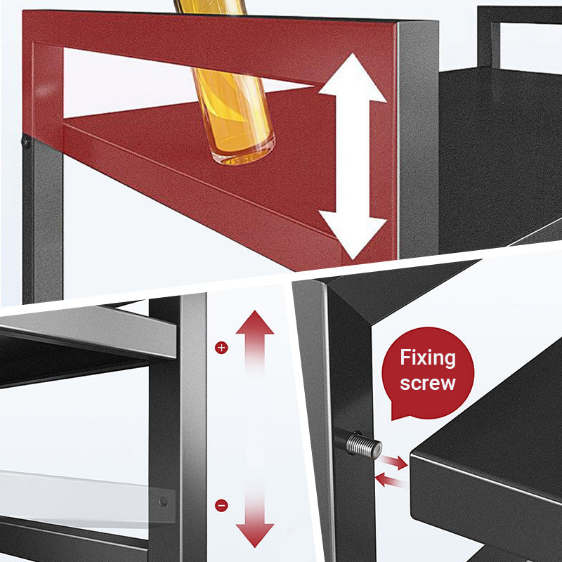 🔧✨ Verstellbares Küchenregal mit Haken & erweiterbarem Design ✨🗃️ – Hohe Tragkraft, platzsparend und sicher für Deine Küche!