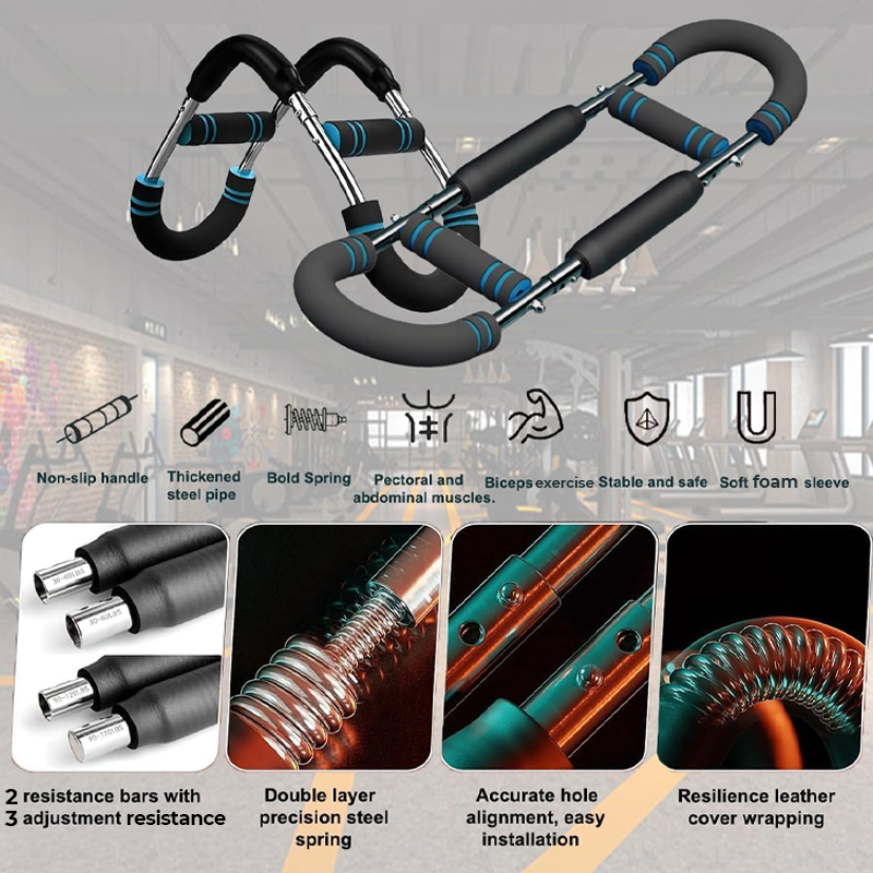 💪🏋️‍♂️ Adjustable Weight Bar – Multifunctional Home Gym Equipment for Arm & Core Training. German Engineering for Lasting Quality & Efficient Fitness Solutions! 🏠✅