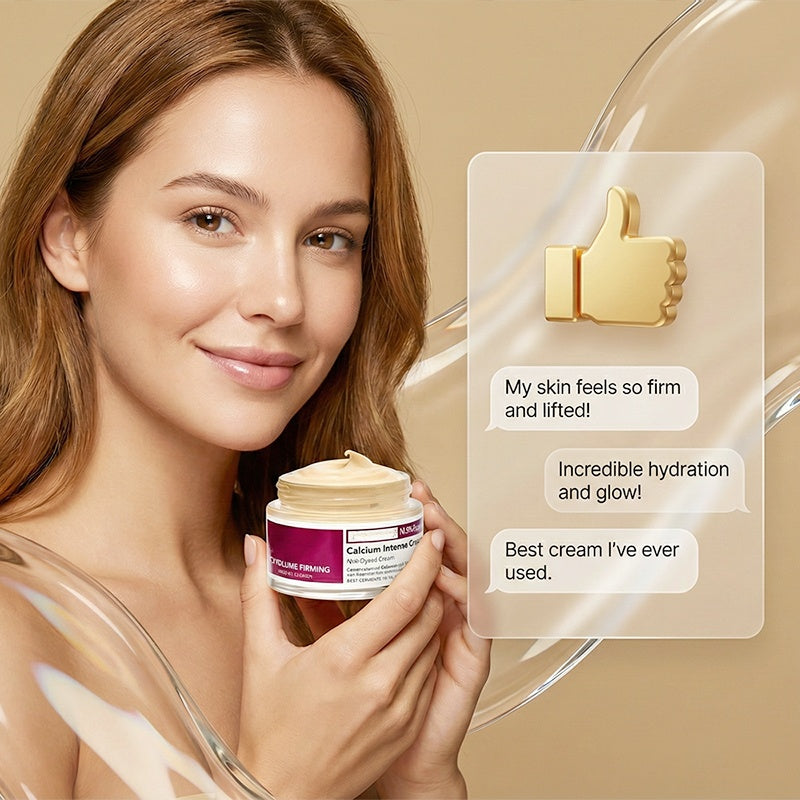 💧💫 Erweiterte Calcium-Intensivcreme – 72h Feuchtigkeit & Reparatur 🌿✨ für geschmeidige, gestärkte Haut