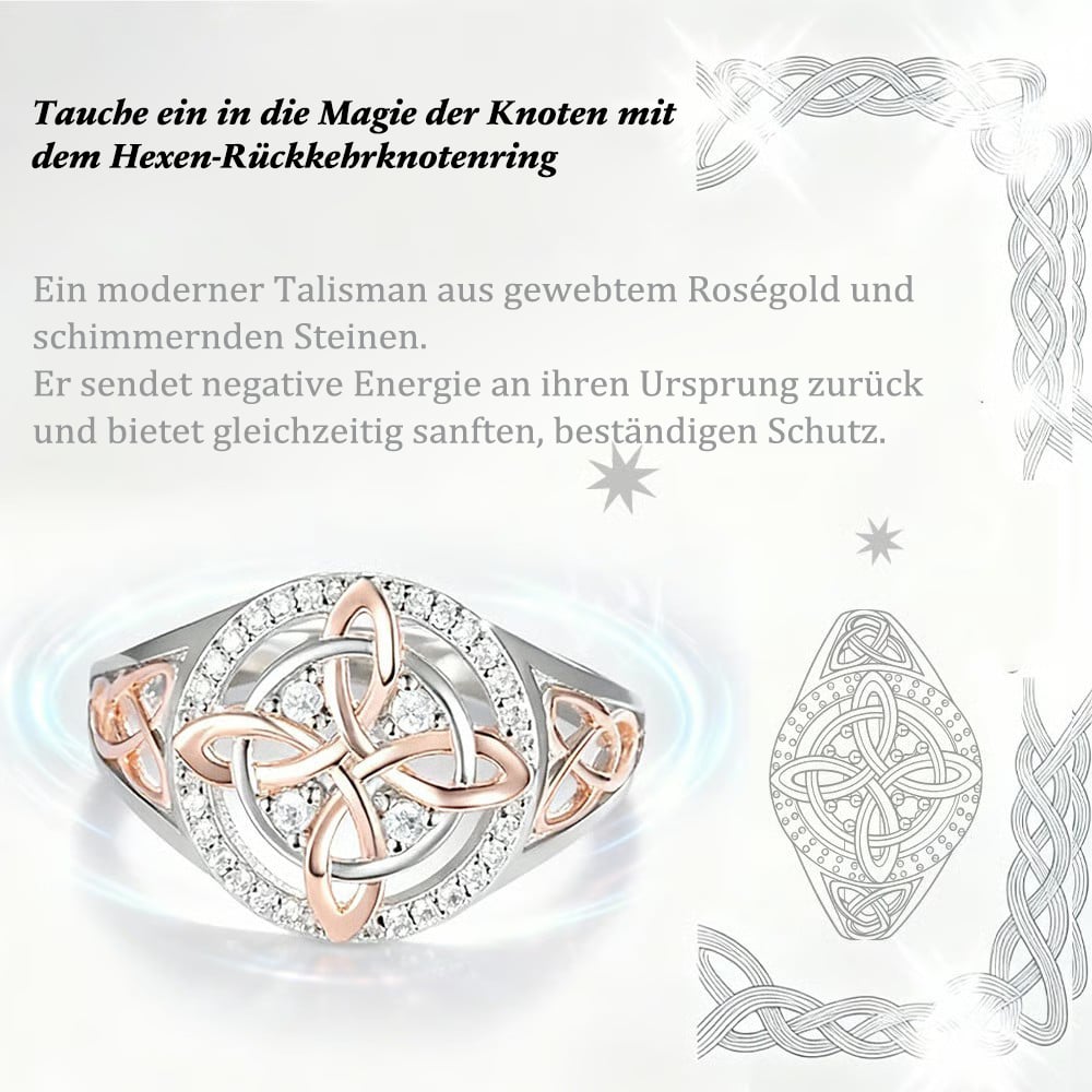 🔮💍 Handgefertigter Hexenknoten-Ring: Ewige Bindung & Schutz | Nachhaltiger Schmuck mit Bedeutung 💞✨ ✨ Liebevoll für Dich & Deine Liebsten – Ein zeitloses Symbol der Verbundenheit