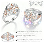 🔮💍 Handgefertigter Hexenknoten-Ring: Ewige Bindung & Schutz | Nachhaltiger Schmuck mit Bedeutung 💞✨ ✨ Liebevoll für Dich & Deine Liebsten – Ein zeitloses Symbol der Verbundenheit