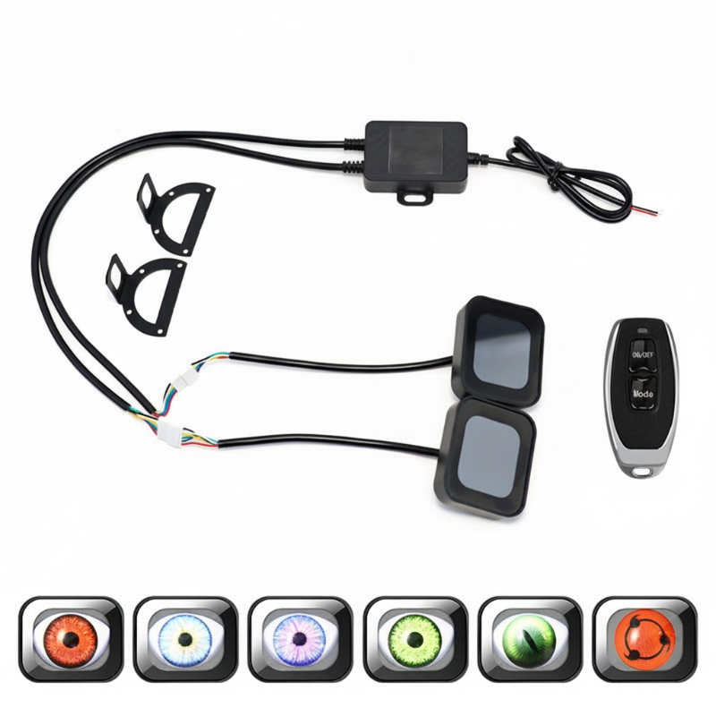 👿💡 Devil‘s Eye LED-Fahrradlicht – Personalisiert. Sicher. Einzigartig👁️🔧 6 Modi & Bildanzeige in robuster Qualität – jetzt zum Top-Preis!