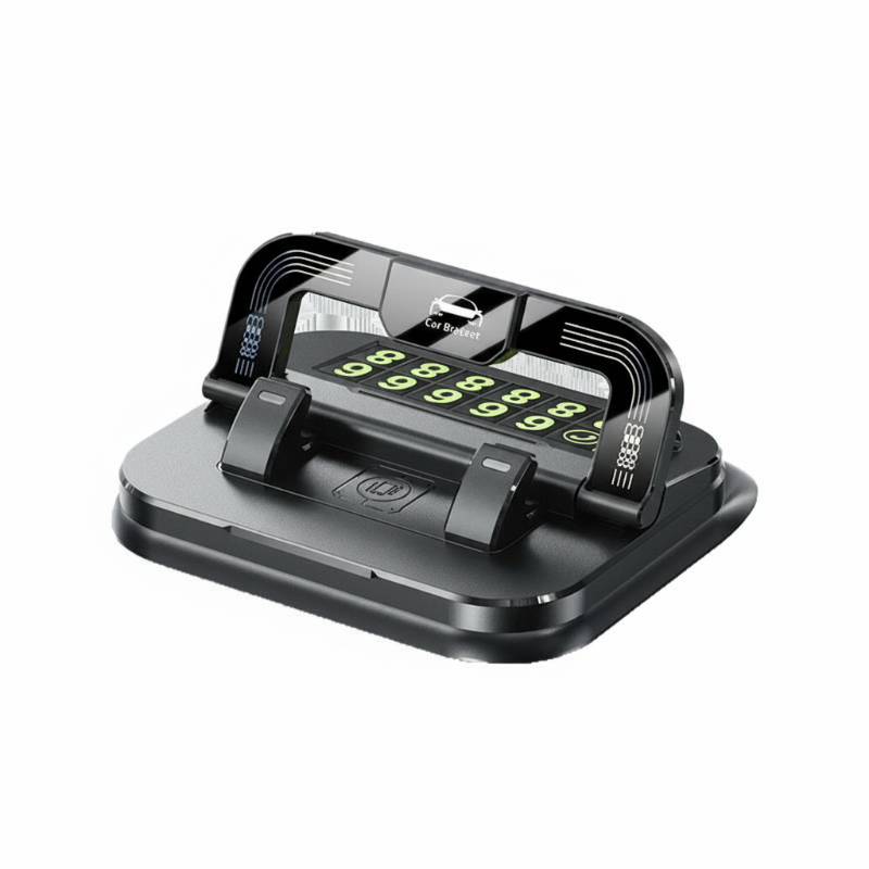 📌🔧 DashMount Pro - Die integrierte Lösung: Handyhalterung mit einstellbarer Parknummer für Ihr Dashboard