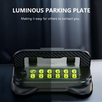 📌🔧 DashMount Pro - Die integrierte Lösung: Handyhalterung mit einstellbarer Parknummer für Ihr Dashboard