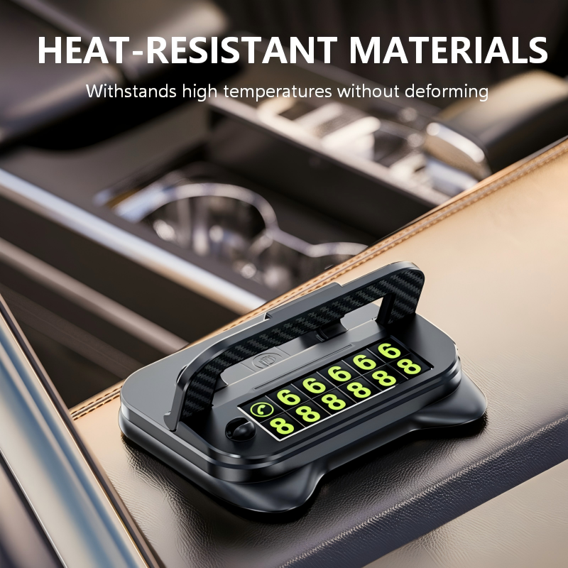 📌🔧 DashMount Pro - Die integrierte Lösung: Handyhalterung mit einstellbarer Parknummer für Ihr Dashboard