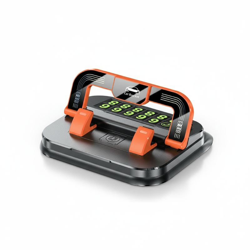 📌🔧 DashMount Pro - Die integrierte Lösung: Handyhalterung mit einstellbarer Parknummer für Ihr Dashboard