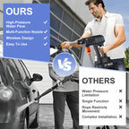 💦🚗 45bar Akku-Hochdruckreiniger mit 2x3000mAh für Autopflege und Bewässerung 🔋🌿 – 50% Rabatt, langlebig, flexibler 5m Schlauch!
