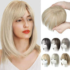 🍃✨ Clip-on Pony aus 100% Naturhaar – Perfekter Volumen-Pony in Sekunden! 💁‍♀️✨ Natürlich & wiederverwendbar, für einen strahlenden Look jeden Tag.