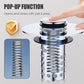 🚰🔧 Nie mehr verstopft! Der langlebige Universal-Pop-up-Abflussfilter – rostfrei & einfach zu reinigen. Perfekt für jedes Spülbecken! 🌟♻️