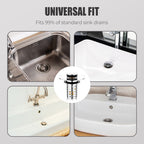 🚰🔧 Nie mehr verstopft! Der langlebige Universal-Pop-up-Abflussfilter – rostfrei & einfach zu reinigen. Perfekt für jedes Spülbecken! 🌟♻️