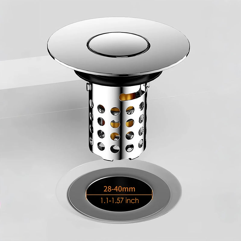 🚰🔧 Nie mehr verstopft! Der langlebige Universal-Pop-up-Abflussfilter – rostfrei & einfach zu reinigen. Perfekt für jedes Spülbecken! 🌟♻️