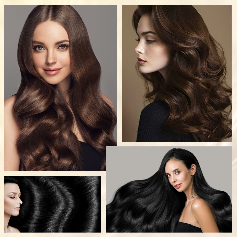 💇‍♀️🌿 Sofortige Grau-Abdeckung & Pflanzenpflege – Leichter Farbkamm für natürliches Ergebnis in 10 Minuten! ✨📦