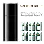 💇‍♀️🌿 Sofortige Grau-Abdeckung & Pflanzenpflege – Leichter Farbkamm für natürliches Ergebnis in 10 Minuten! ✨📦