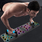 🦾✨ Trainiere effektiv mit farbcodiertem Push-up Board – Perfekt für jedes Fitnesslevel & tragbar überall! 🏠✨ Einfach, praktisch, nachhaltig.
