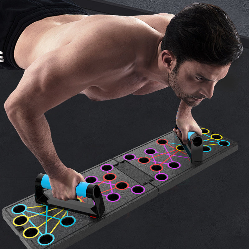 🦾✨ Trainiere effektiv mit farbcodiertem Push-up Board – Perfekt für jedes Fitnesslevel & tragbar überall! 🏠✨ Einfach, praktisch, nachhaltig.