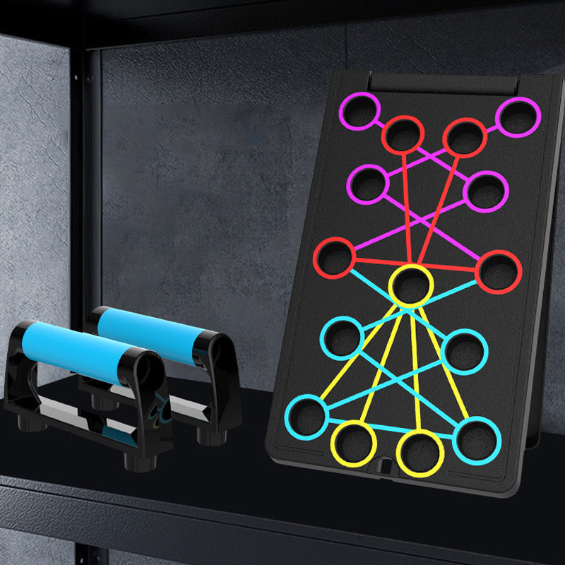 🦾✨ Trainiere effektiv mit farbcodiertem Push-up Board – Perfekt für jedes Fitnesslevel & tragbar überall! 🏠✨ Einfach, praktisch, nachhaltig.