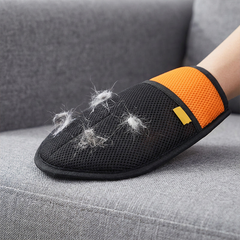 🐶✨ Haarentfernungs-Handschuh mit 6-Eck-Design ✨🐱 – Sanftes Bürsten & effektives Entfilzen für glänzendes Fell! 🐾 Perfekt für Hund & Katze – hautfreundlich, nachhaltig & einfach zu reinigen. 👍