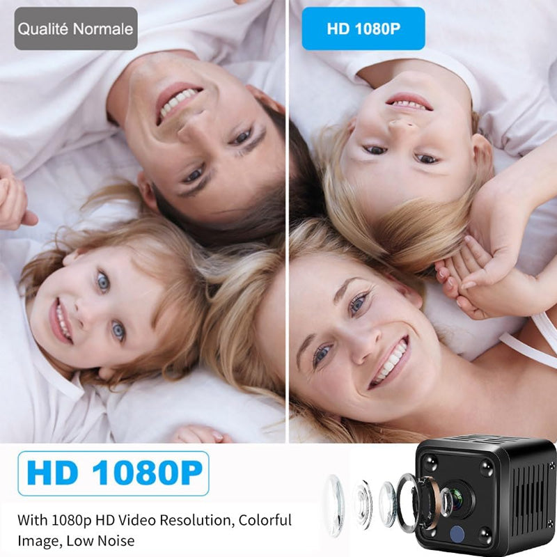 📹🔍 Mini Magnet-Überwachungskamera – kabellos & einfach montiert! 🏠 24/7 Sicherheit mit Live-Stream & Nachtsicht. ⚡ Praktisch für Haus, Büro, Werkstatt.