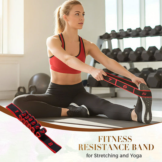 🧘💪 Fitness-Widerstandsband Premium – Perfekt für Dehnübungen & Yoga! 🌿♻️ Strapazierfähiges, umweltfreundliches Material für nachhaltige Trainingserfolge zu Hause.