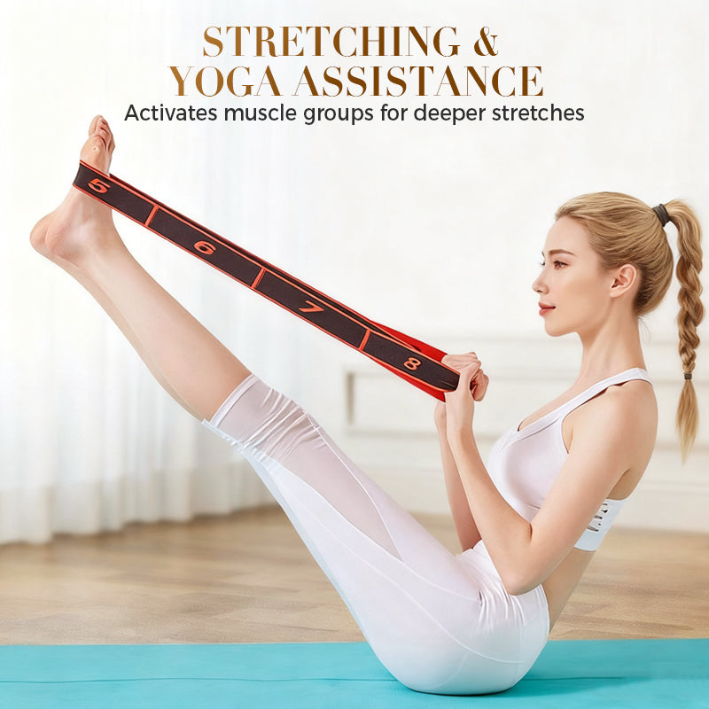🧘💪 Fitness-Widerstandsband Premium – Perfekt für Dehnübungen & Yoga! 🌿♻️ Strapazierfähiges, umweltfreundliches Material für nachhaltige Trainingserfolge zu Hause.