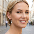 ✨🌟 Diamantgeschliffene Handwerkskunst Zeitlos funkelnde Doppelring-Ohrringe 👑👂 Zwei zum Preis von einem – ein Klassiker, der Bestand hat