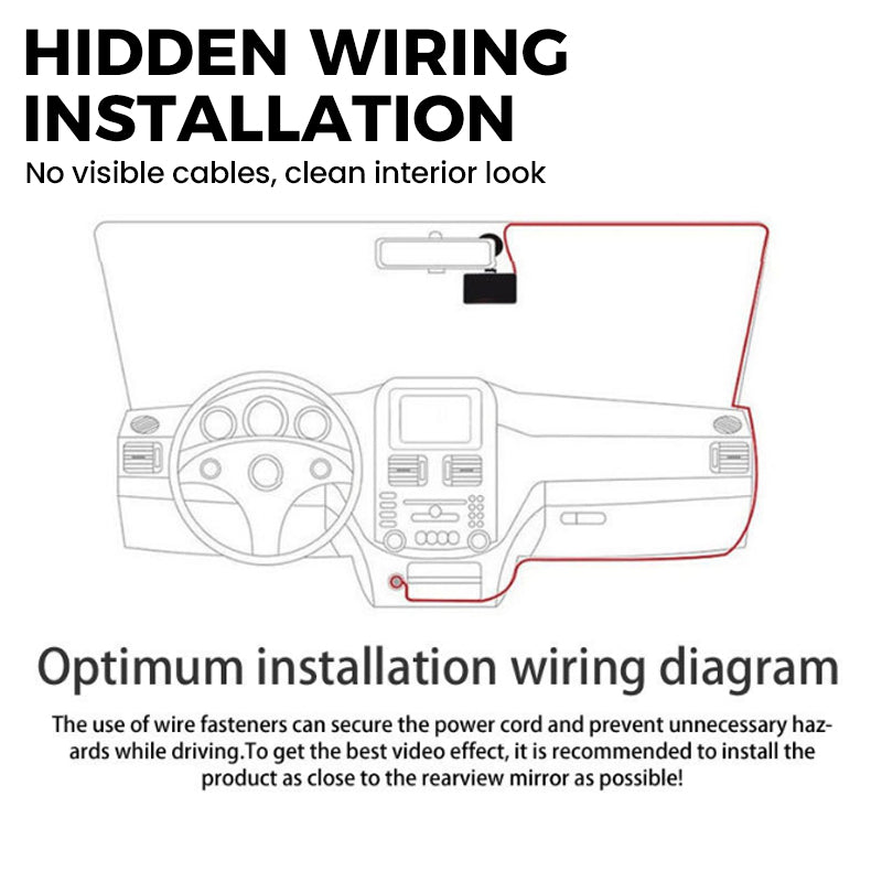 🚗💡 3-Kanal-Fahrkamera: Kabellose 1080P HD mit Infrarot-Nachtsicht & 24h Parküberwachung – Volle Kontrolle, Tag und Nacht! 📹🛡️