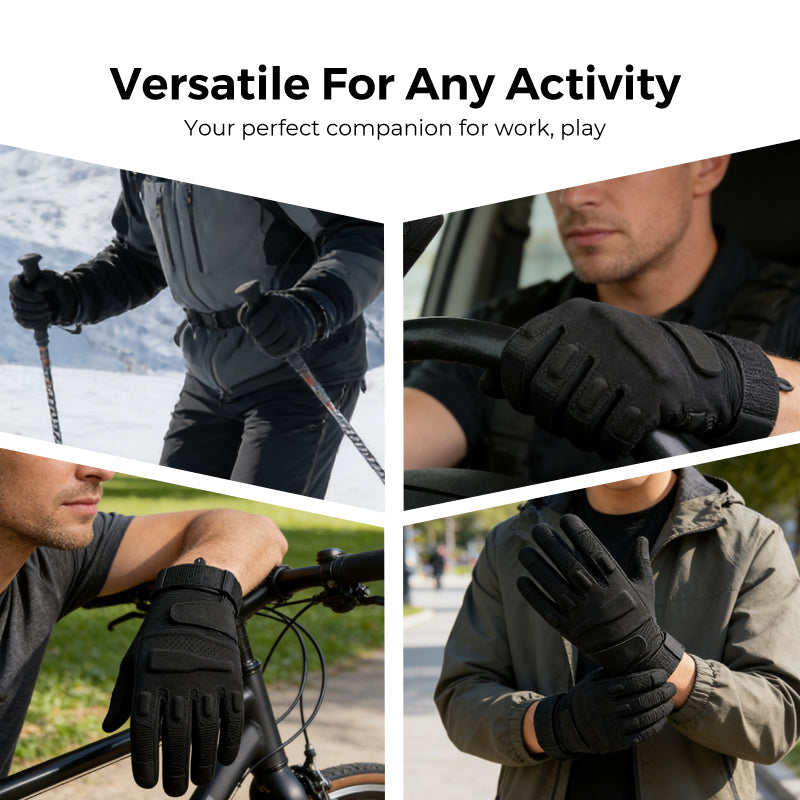 🎯🧤【Touchscreen-Griff & Allwetter-Halt】Bleiben Sie aktiv – mit unseren taktischen Allwetter-Handschuhen für maximale Kontrolle und warme Hände! 🔥🛡️