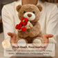 🌹🐻【40% Rabatt】Edler Rosenstrauß mit Tierbär – Nachhaltiges Geschenk voller Liebe & Charme 🎁💝 Perfekt für besondere Momente – hochwertig, langlebig & emotionsvoll!