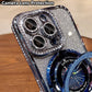✨🌟 Magnetisches Etui mit Glitzer-Strass – Unsichtbare Ständer, stylisch & praktisch 💎📱 Perfekt für sichere Aufbewahrung und eleganten Halt! ✨