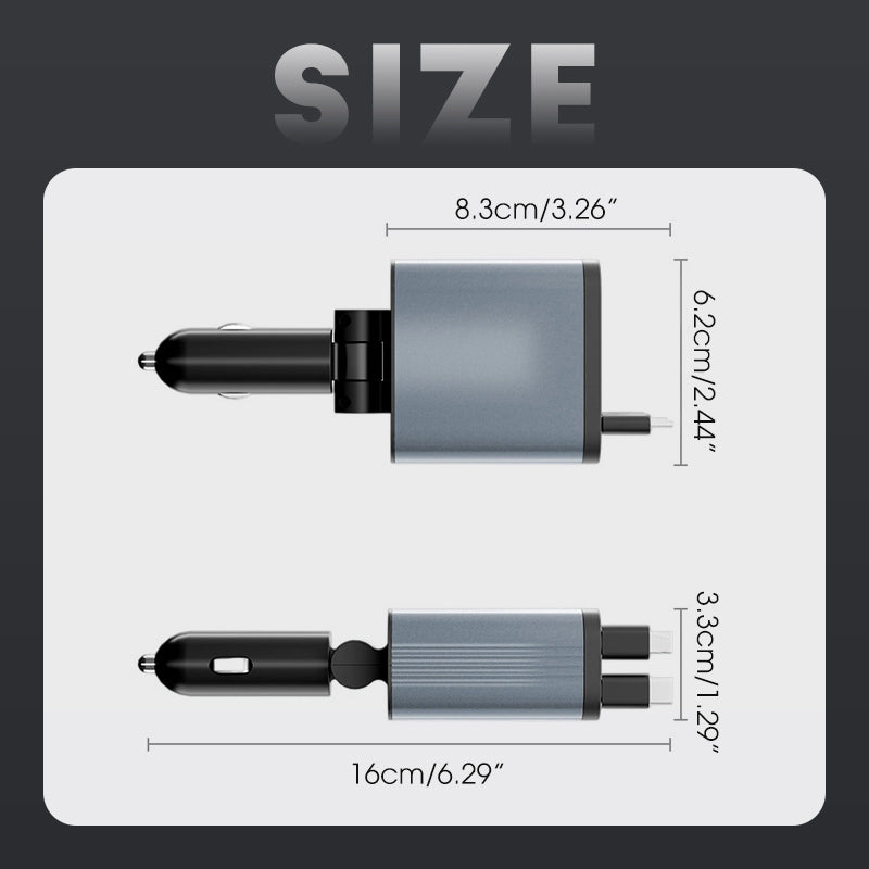 ✨Auto-Oplader mit Sternenlichtprojektor – 90W Superschnelles Laden &amp; Magische Atmosphäre im Auto! 🔌✨