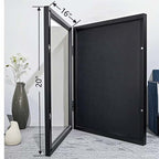 🔥 Neuware 2026: 50 % Rabatt für eine begrenzte Zeit! 🔥 Holz-Ausstellungsrahmen für Jersey mit magnetischer Tür