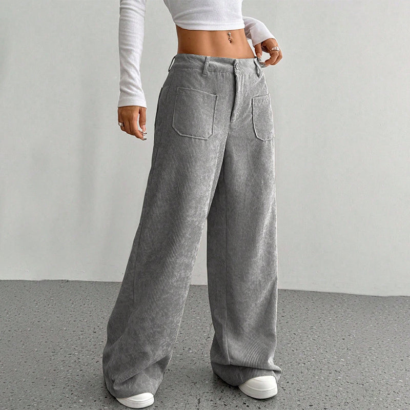 👖✨ Flash Sale: Nur noch 3 Stunden! ⏰⏰ Damen-Freizeithose mit lockerem Schnitt & hohem Bund – Komfort, Stil und nachhaltige Qualität vereint. 🌿💚