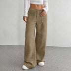 👖✨ Flash Sale: Nur noch 3 Stunden! ⏰⏰ Damen-Freizeithose mit lockerem Schnitt & hohem Bund – Komfort, Stil und nachhaltige Qualität vereint. 🌿💚