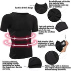 🧊❄️ Shaper Cooling T-Shirt für Herren – Ideal für Sport & heiße Tage 🥵💧 Atmungsaktives Kompressionsshirt mit formender Wirkung. Optimal für Training, Büro & Freizeit.