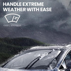 💪🛡️ Universal U-Wischerblätter ohne Halterung – sorgen stets für klare Sicht! 💦🚗 Einfache Montage, lange Haltbarkeit und exzellentes Abstreifergebnis bei jedem Wetter.