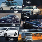 💪🛡️ Universal U-Wischerblätter ohne Halterung – sorgen stets für klare Sicht! 💦🚗 Einfache Montage, lange Haltbarkeit und exzellentes Abstreifergebnis bei jedem Wetter.