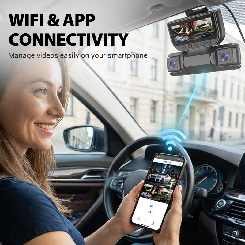 🚗💡 4K WIFI Nachtsicht-Dashcam – 4 Kanäle Rundum-Sicherheit & APP-Steuerung 🔄📱 Jetzt 52% sparen! 2026er Neuvorstellung mit nachhaltigem Design.