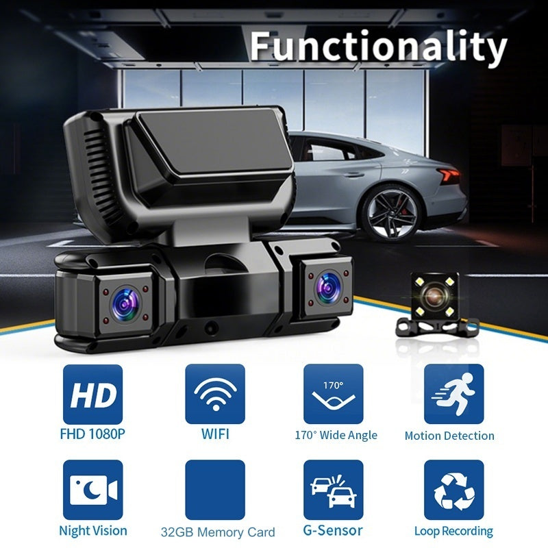🚗💡 4K WIFI Nachtsicht-Dashcam – 4 Kanäle Rundum-Sicherheit & APP-Steuerung 🔄📱 Jetzt 52% sparen! 2026er Neuvorstellung mit nachhaltigem Design.
