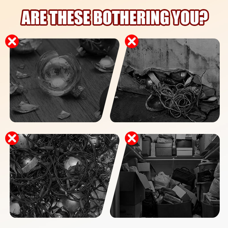 🎄📦 Organizer für faltbare Weihnachtskugeln – Platzsparend, robust & nachhaltig. Perfekt geschützt bis zum nächsten Fest! 🌟✨