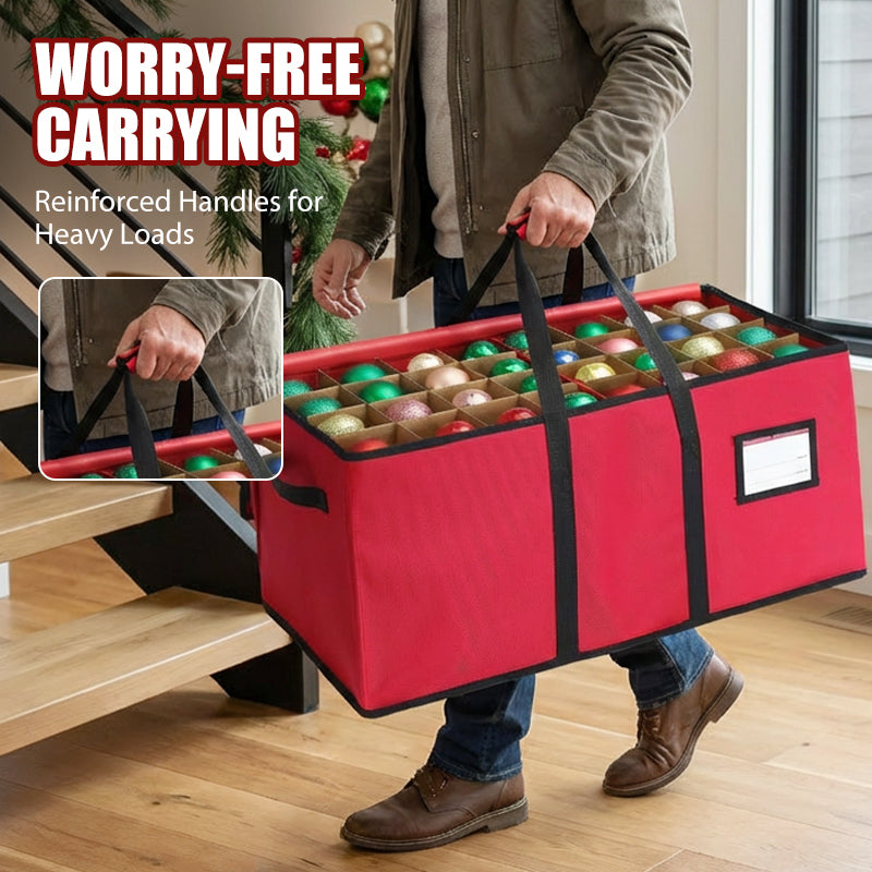 🎄📦 Organizer für faltbare Weihnachtskugeln – Platzsparend, robust & nachhaltig. Perfekt geschützt bis zum nächsten Fest! 🌟✨