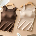 🔥🧤 Thermo-Tanktop mit integriertem BH – ultrawarm, dehnbar & nachhaltig! ❄️☀️ Perfekt für kalte Tage. In 3 Farben.